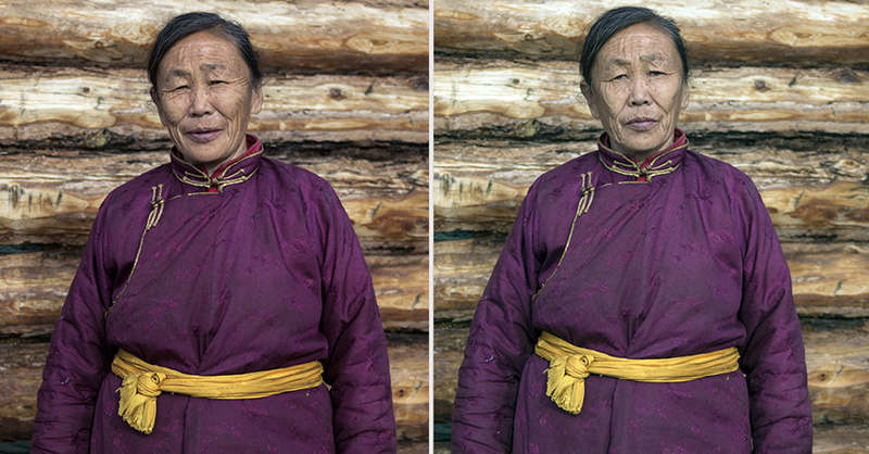 portrait photo of taiga woman